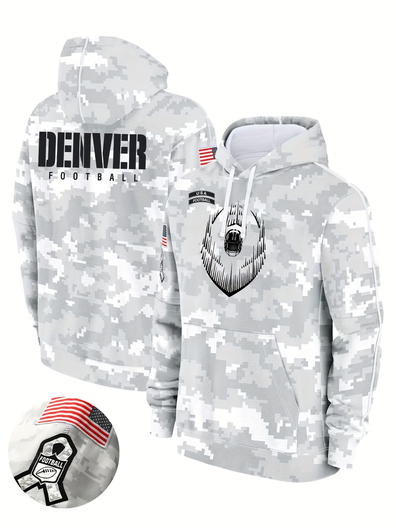 Men 2025 Denver Broncos style #2 NFL hoodie->denver broncos->NFL Jersey